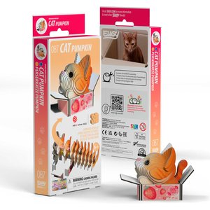 Eugy Cat Pumpkin 3D Puzzle