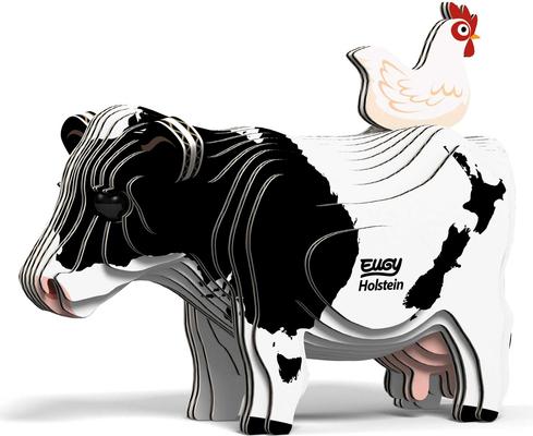 Show full view: Eugy Holstein Cow 3D Puzzle slide 2 of 4