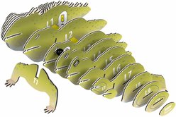 Eugy Tuatara 3D Puzzle slide 2 of 4