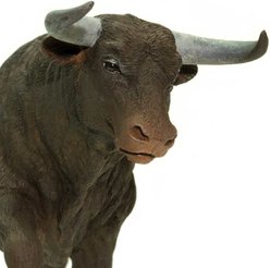 Safari Ltd. Black Bull Figurine