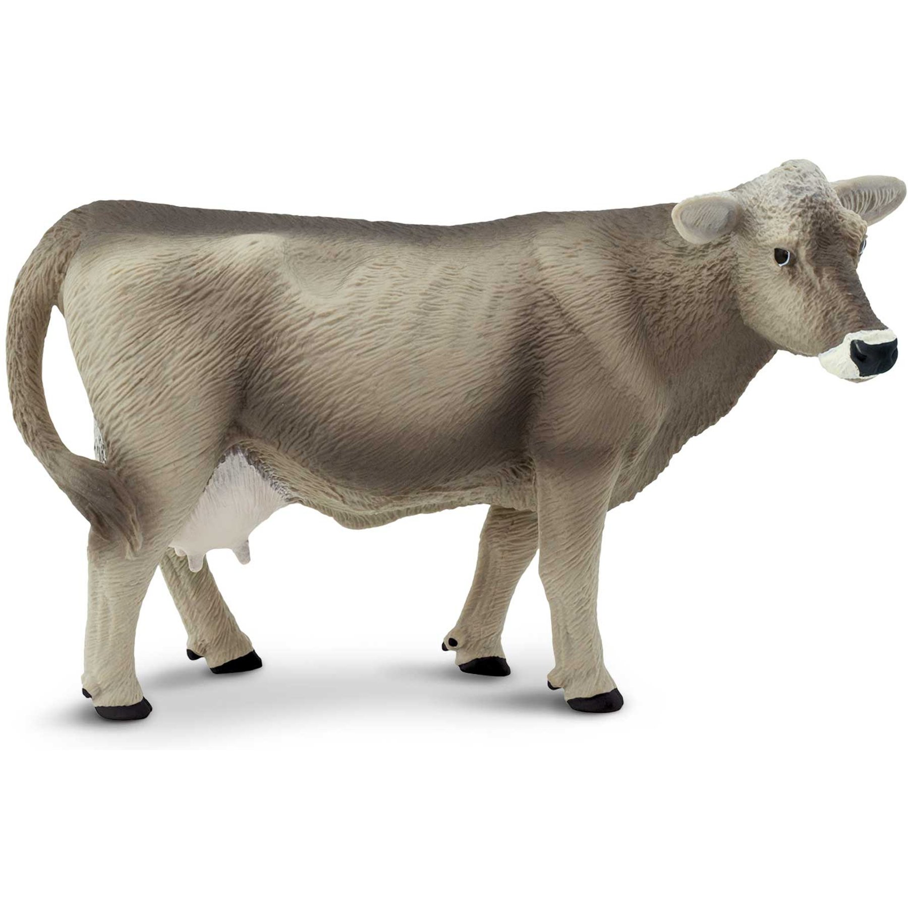Safari Ltd. Brown Swiss Cow Figurine