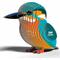 Show in main carousel: Eugy Kingfisher 3D Puzzle slide 2 of 4