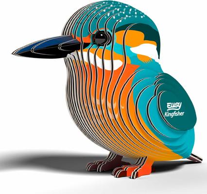 Show full view: Eugy Kingfisher 3D Puzzle slide 2 of 4