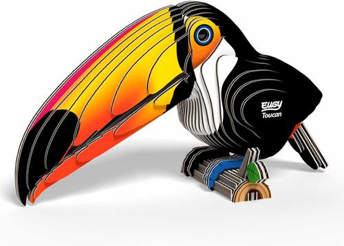 Show full view: Eugy Toucan 3D Puzzle slide 2 of 4