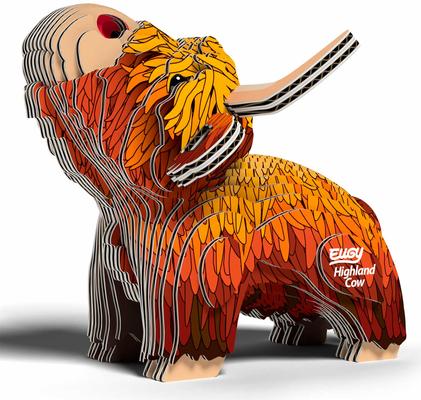Show full view: Eugy Highland Cow 3D Puzzle slide 2 of 4
