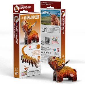 Eugy Highland Cow 3D Puzzle