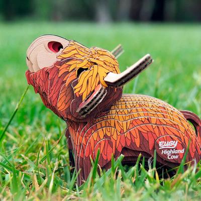 Show full view: Eugy Highland Cow 3D Puzzle slide 4 of 4