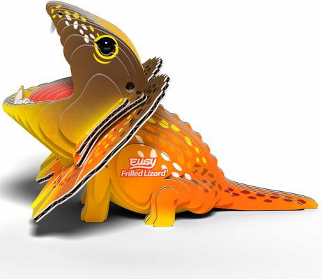Show full view: Eugy Frilled Lizard 3D Puzzle slide 2 of 4