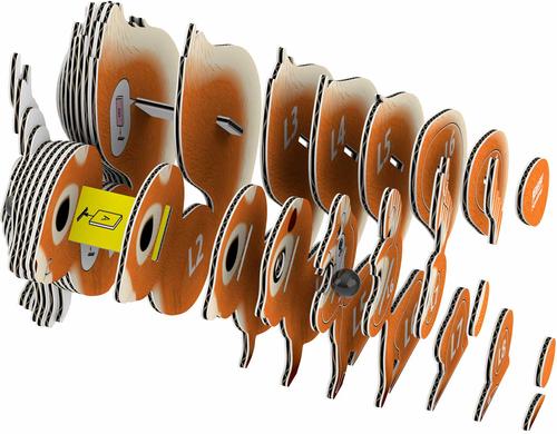 Show full view: Eugy Squirrel 3D Puzzle slide 3 of 3