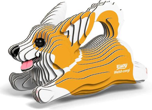 Show full view: Eugy Welsh Corgi 3D Puzzle slide 2 of 3