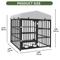 Show in main carousel: Wooflex Outdoor Dog Kennel, Black, 4 x 4-ft slide 2 of 9