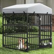 Show in main carousel: Wooflex Outdoor Dog Kennel, Black, 4 x 4-ft slide 7 of 8