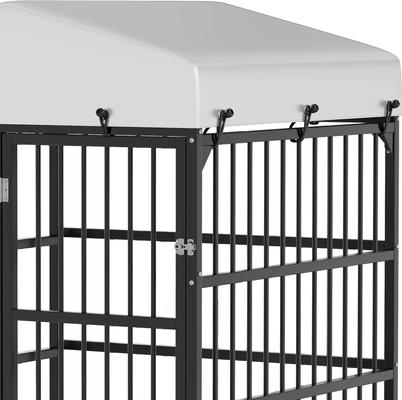 Show full view: Wooflex Outdoor Dog Kennel, Black, 4 x 4-ft slide 8 of 9