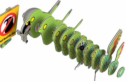 Show full view: Eugy Kea 3D Puzzle slide 3 of 4