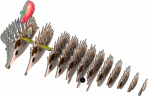 Show full view: Eugy Hedgehog 3D Puzzle slide 3 of 4