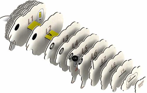 Show full view: Eugy Sheep 3D Puzzle slide 3 of 4
