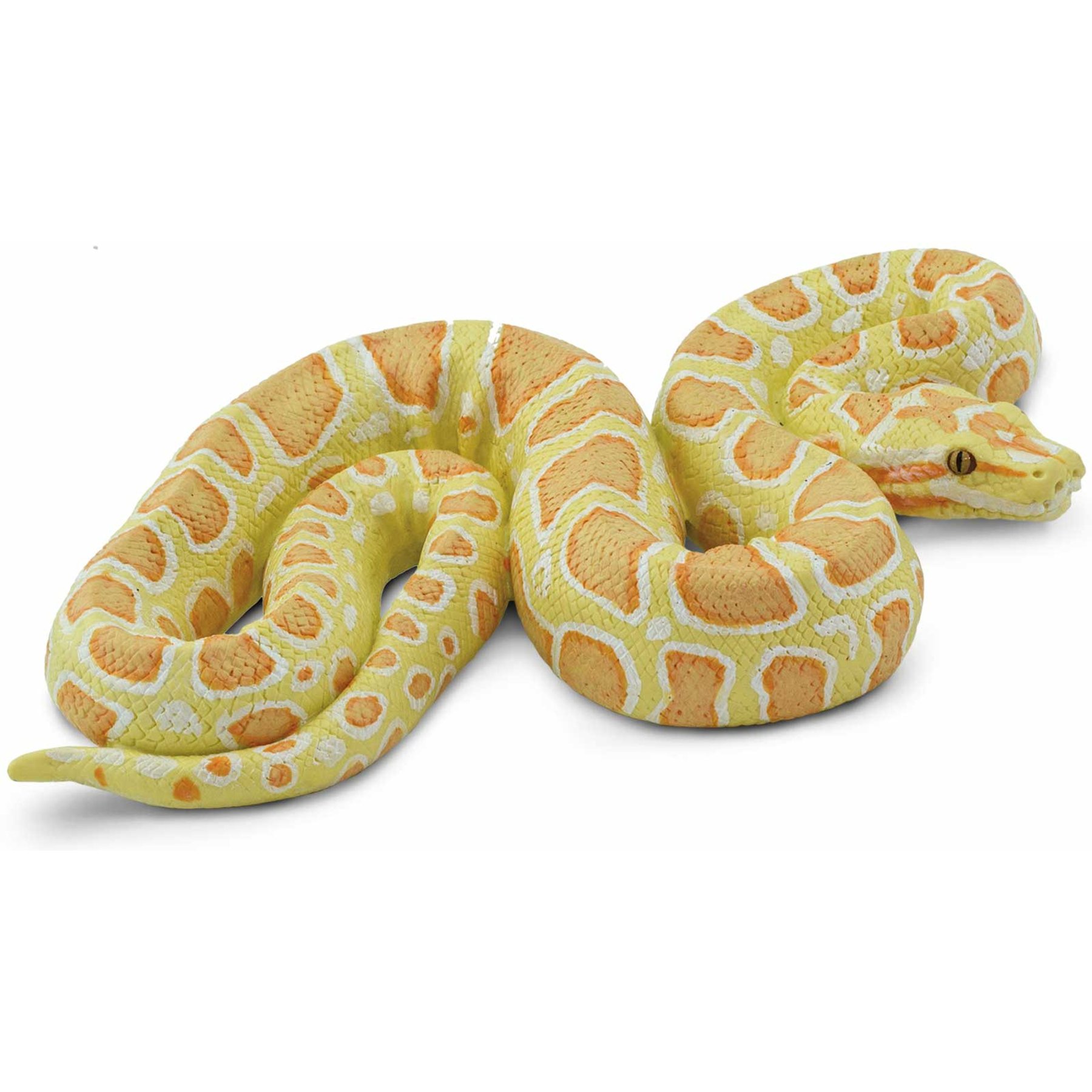 Safari Ltd. Albino Burmese Python Figurine