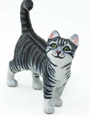 Show full view: Safari Ltd. Gray Tabby Cat slide 2 of 6
