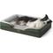 Show in main carousel: Bedsure Orthopedic Bolster Dog Sofa Bed with Removable Cover, Dark Green, Large slide 1 of 9