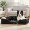 Show in main carousel: Bedsure Orthopedic Bolster Dog Sofa Bed with Removable Cover, Dark Black, X-Large slide 4 of 10