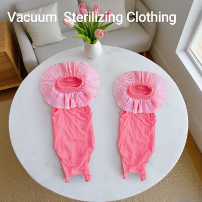 Show full view: Happy & Polly Cat Recovery Suit, Pink, Medium slide 9 of 10