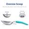 Show in main carousel: WePet Flat Aluminum Alloy Cat Litter Scooper, Teal, Large slide 4 of 9