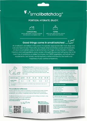 Show full view: Smallbatch Pets Freeze-Dried Lamb Small Bites Dog Food, 19-oz bag slide 8 of 9