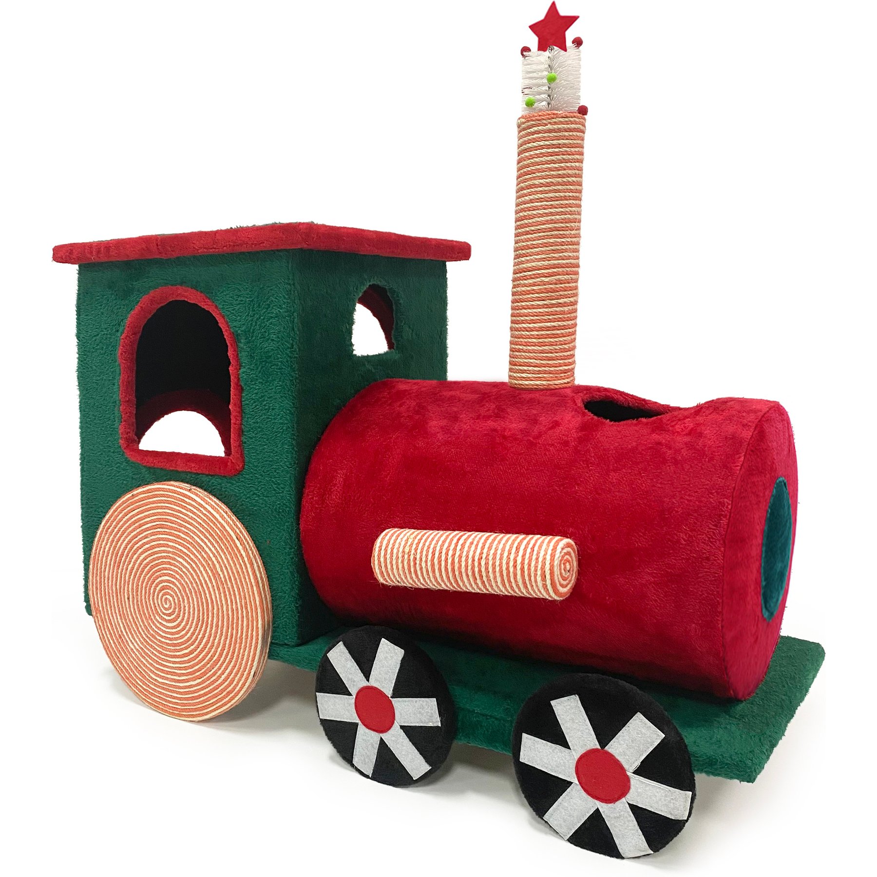 Prevue Pet Products North Pole Train 33.5-in Cat Tree