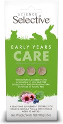 Science Selective Early Years Care Supplement for Rabbits, Guinea Pigs & Chinchillas, 3.5-oz bag