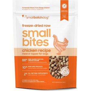 Smallbatch Pets Freeze-Dried Chicken Small Bites Dog Food, 20-oz bag
