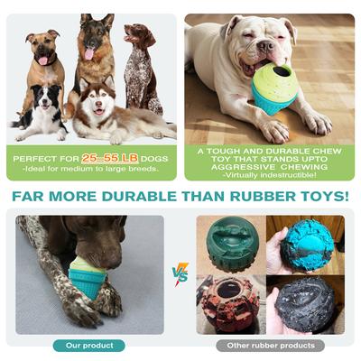 Show full view: KADTC ALl IN ONE 3 in 1 Ice Cream Fillable Freeze Enrichment Dog Treat Dispenser Chew Toy, Large slide 6 of 8