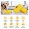 Show in main carousel: KADTC ALl IN ONE 2 in 1 Durable Corn Fillable Freeze Dog Chew Toy, Yellow, Large slide 2 of 8