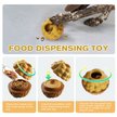 Show in main carousel: KADTC ALl IN ONE 3 in 1 Walnut Fillable Freeze Enrichment Dog Treat Dispenser Chew Toy, Brown, Large slide 6 of 7