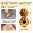 Show in main carousel: KADTC ALl IN ONE 3 in 1 Walnut Fillable Freeze Enrichment Dog Treat Dispenser Chew Toy, Brown, Large slide 3 of 7