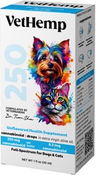 VetHemp Full-Spectrum Hemp Extract Tincture for Dogs & Cats, 250-mg