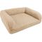 Show in main carousel: Sherry Kline Pet Collection Sherpa Couch Dog Bed, Taupe, 30 x 42 x 10-in slide 1 of 3
