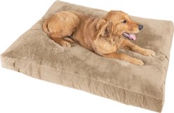 Sherry Kline Pet Collection Fur Velvet Reversible Dog Bed, Taupe, 30 x 42 x 4-in slide 2 of 4