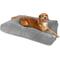Show in main carousel: Sherry Kline Pet Collection Corduroy Rectangle Dog Bed, Light Grey, 20 x 26 x 3-in slide 1 of 3
