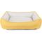 Show in main carousel: Sherry Kline Pet Collection Cuddler Sunbrella Indoor/Outdoor Dog Bed, Natural / Daffodil, 42 x 54 x 5-in slide 1 of 5
