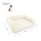Show in main carousel: Sherry Kline Pet Collection Sherpa Couch Dog Bed, Natural, 26 x 36 x 8-in slide 3 of 4