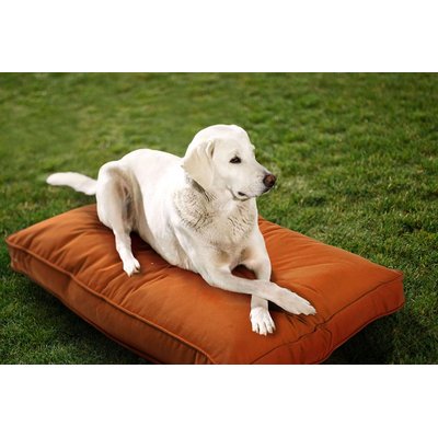 Sherry Kline Pet Collection Sherry Kline Pet Collection Mattress Sunbrella Indoor/Outdoor Dog Bed, Cayenne, 30 x 40 x 4-in