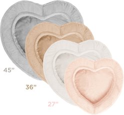 Sherry Kline Pet Collection Heart Dog Bed, Blush Pink, 36 x 36 x 5-in slide 2 of 2