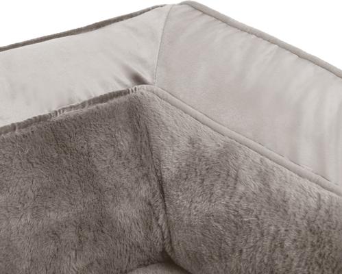 Show full view: Sherry Kline Pet Collection Chaise Lounge Dog Bed, Grey, 20 x 26 x 6-in slide 4 of 5