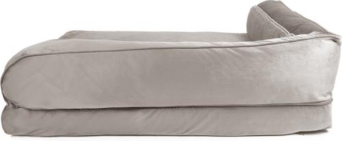 Show full view: Sherry Kline Pet Collection Chaise Lounge Dog Bed, Grey, 20 x 26 x 6-in slide 5 of 5