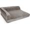 Show in main carousel: Sherry Kline Pet Collection Chaise Lounge Dog Bed, Grey, 20 x 26 x 6-in slide 3 of 5