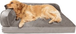 Sherry Kline Pet Collection Chaise Lounge Dog Bed, Grey, 30 x 42 x 10-in