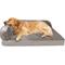 Show in main carousel: Sherry Kline Pet Collection Chaise Lounge Dog Bed, Grey, 30 x 42 x 10-in slide 1 of 1