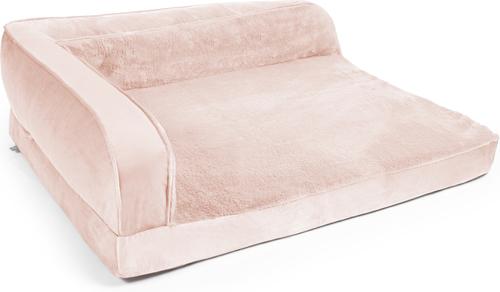 Show full view: Sherry Kline Pet Collection Chaise Lounge Dog Bed, Powder Pink, 20 x 26 x 6-in slide 5 of 5