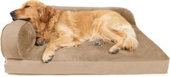 Sherry Kline Pet Collection Chaise Lounge Dog Bed, Taupe, 20 x 26 x 6-in
