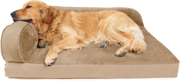 Show full view: Sherry Kline Pet Collection Chaise Lounge Dog Bed, Taupe, 26 x 36 x 8-in slide 1 of 1